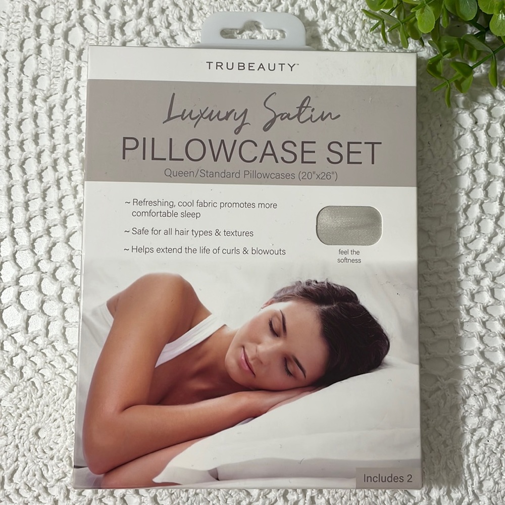 Luxury SATIN Pillowcase Set of 2 Queen/Standard